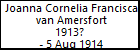 Joanna Cornelia Francisca van Amersfort
