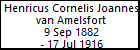 Henricus Cornelis Joannes van Amelsfort