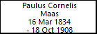 Paulus Cornelis Maas