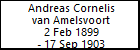 Andreas Cornelis van Amelsvoort