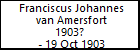 Franciscus Johannes van Amersfort