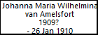 Johanna Maria Wilhelmina van Amelsfort