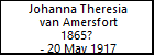 Johanna Theresia van Amersfort