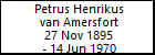 Petrus Henrikus van Amersfort