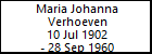 Maria Johanna Verhoeven