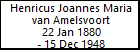 Henricus Joannes Maria van Amelsvoort