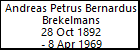 Andreas Petrus Bernardus Brekelmans