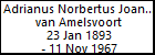 Adrianus Norbertus Joannes van Amelsvoort