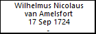 Wilhelmus Nicolaus van Amelsfort