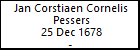 Jan Corstiaen Cornelis Pessers