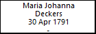 Maria Johanna Deckers