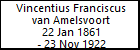 Vincentius Franciscus van Amelsvoort