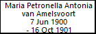 Maria Petronella Antonia van Amelsvoort