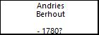 Andries Berhout